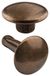 200 kopschroomnieten dubbel, 7 mm, staal, messing, antiek