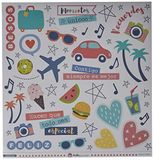 Anita en Zijn Wereld Collection Moments Scrapbooking, papier, strepen, 30,5 x 30,5 cm