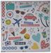 Anita en Zijn Wereld Collection Moments Scrapbooking, papier, strepen, 30,5 x 30,5 cm