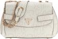 GUESS Serenova Convertible Xbody Flap Bag Cream White / Multi crème
