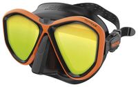 Seac Symbol, duikmasker met twee lenzen en 3D-gesp, gemaakt in Italië.