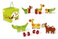 Scratch Magnetische Dieren Op Wielen - Safari - 14X2X11Cm - 3 Figuren - 18 Maanden