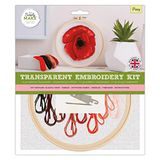 Simply Make Poppy naainaald voor volwassenen, borduurwerk, hobbykit, is het perfecte cadeau voor elke creativiteitsliefhebber of hobbyist, ideaal voor beginners en beginners