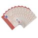 Oxford Recycling Collegeblok A4 geruit met dubbele rand, 80 vellen, geperforeerd, 10 stuks