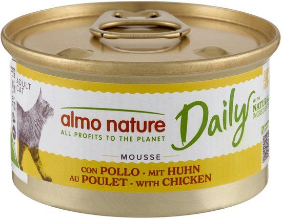 Malanico Almo Nature Kattenvoer - Daily Menu Mousse - Kip - 24 x 85 g