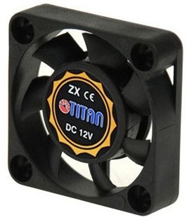Titan TFD-3007M12S - Black - 30x30x7mm - 0.96W