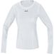 GORE WEAR Winddicht thermo-ondershirt, voor dames, multisport, GORE WINDSTOPPER, 38, lichtgrijs/wit