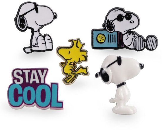 Peanuts Speld - Snoopy - Stay Cool - meerkleurig