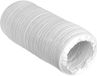 Merkloos Plastic flexibele slang 127 diameter 125mm wit