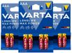 Varta Longlife Max Power Alkaline Batterijen AAA - 3 x 4 stuks - Voordeelverpakking