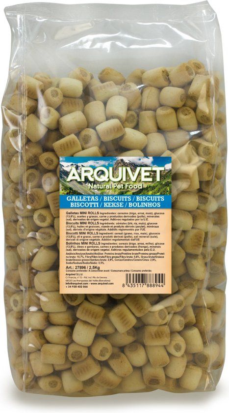 Arquivet Mini Rolls Biscuits - 2.5 kg