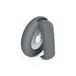 Belkin Apple AirTag-houder met clip, Stevige, beschermende houder met sleutelhanger, Sleutelring voor Air Tag, Accessoire dat beschermt tegen krassen – Donkergrijs