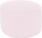 Bananair - Repose-pieds - Housse amovible - Velours côtelé - 50x30 - Rose