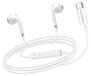 Mayaxess, écouteurs USB-C avec microphone, adaptés au Galaxy A55, blanc
