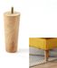 Merkloos Houten Meubelpoten Set van 4 - 12cm