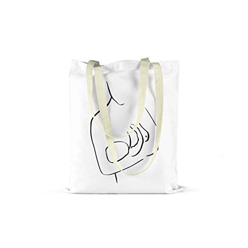 Bonamaison - Herbruikbare Boodschappentas - 100% Katoen - 48x55 cm - Canvas - Turkije