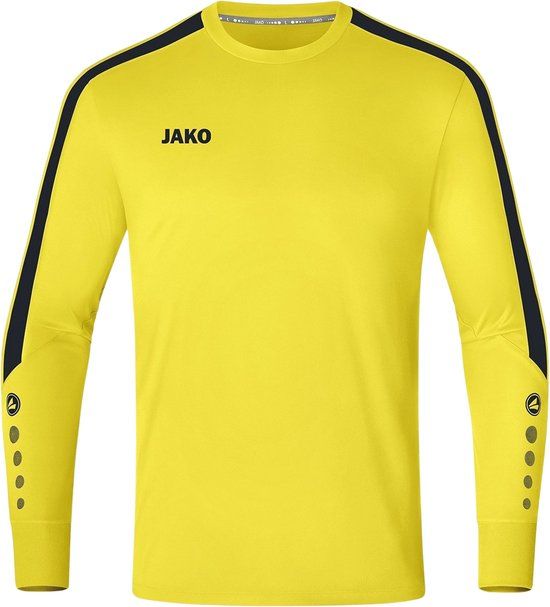 JAKO Power Keepersshirt Junior - Geel/Zwart - Maat 152