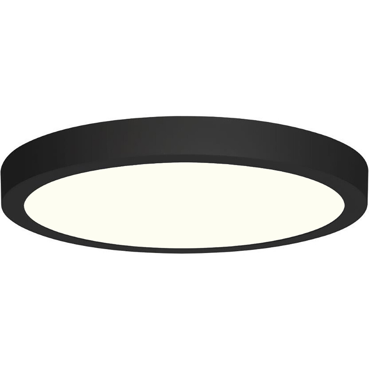 BES LED LED Downlight - 18W - Natuurlijk Wit 4200K - Mat Zwart - Opbouw - Rond - Aluminium - Ø225mm