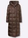 Heine Manteau Brun Chocolat
