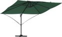 vidaXL Parasol 351 x 250 x 260 cm Polyester en Aluminium Groen
