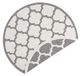 NORTHRUGS Palermo tapijt voor binnen en buiten, rond, diameter 140 cm