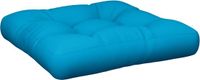 vidaXL Palletkussen stof blauw