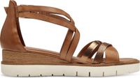 Tamaris Sandalen Plat Sandalen Plat - Cognac - Maat 37