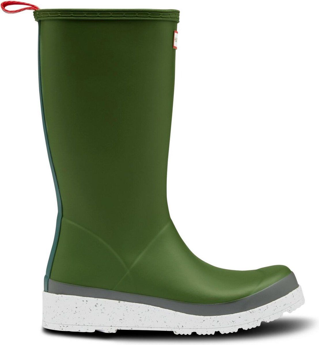 Hunter - Play Speckle Sole - Regenlaarzen dames - Mosgroen - maat 37EU