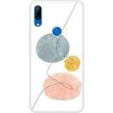 P Smart Z One line blauw rubberen siliconen hoesje