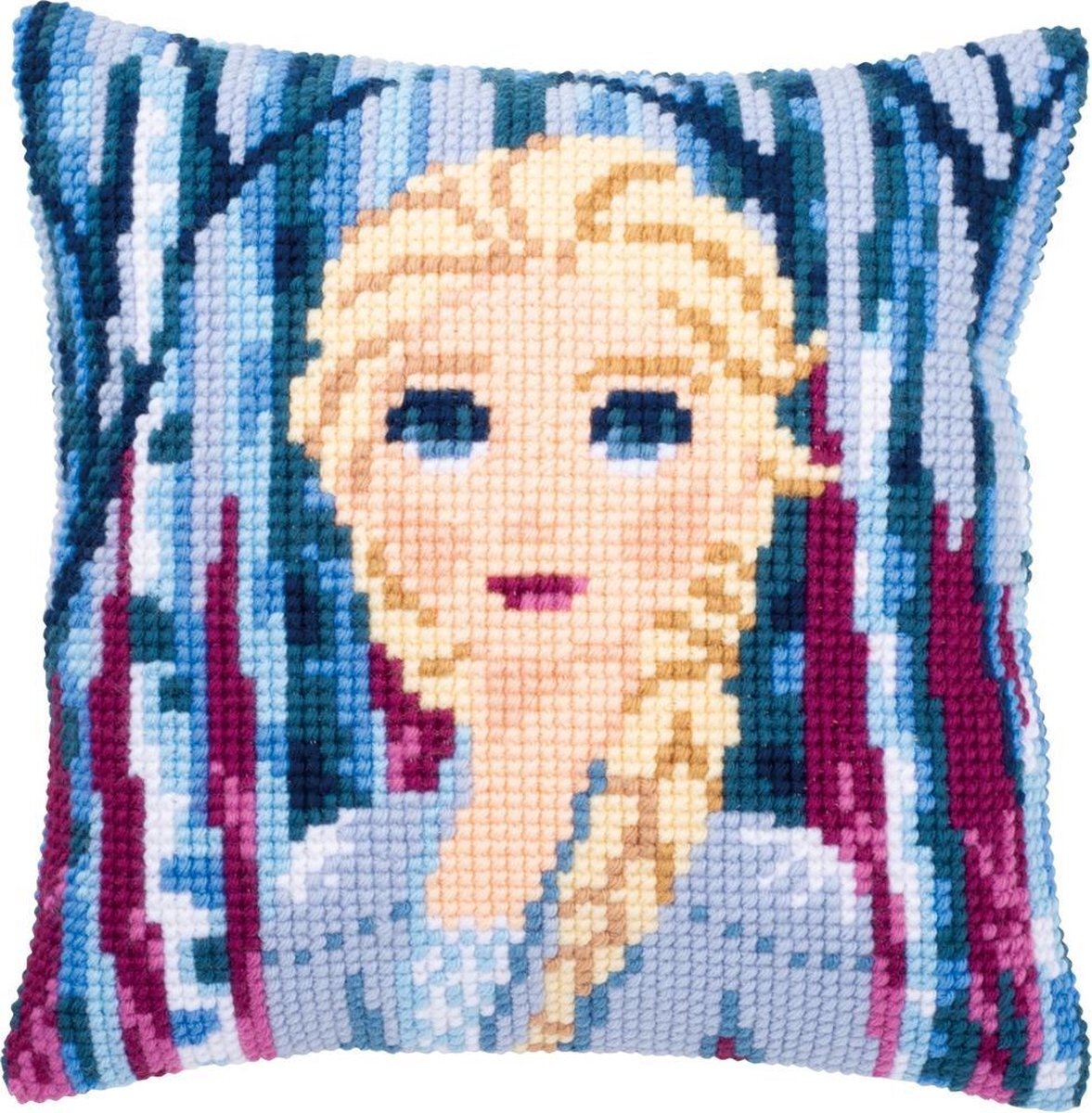 Vervaco Disney Frozen 2 Elsa Kruissteekkussen pakket