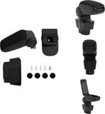 vidaXL Autoarmsteun voor OPEL CORSA D (2007-2014) Zwart