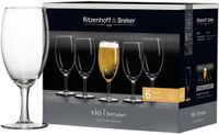Ritzenhoff & Breker Ritzenhoff en Breker VIO Sektglas, 210 ml, Transparant, 6 stuks