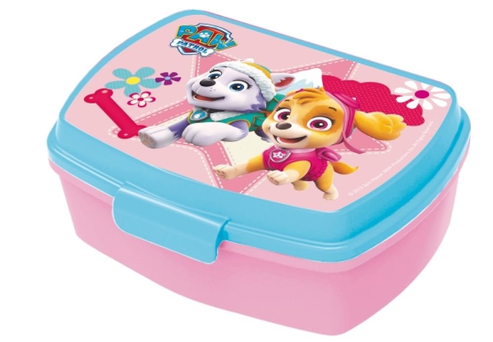 Lunchtrommel - rechthoekig - multi - meisje