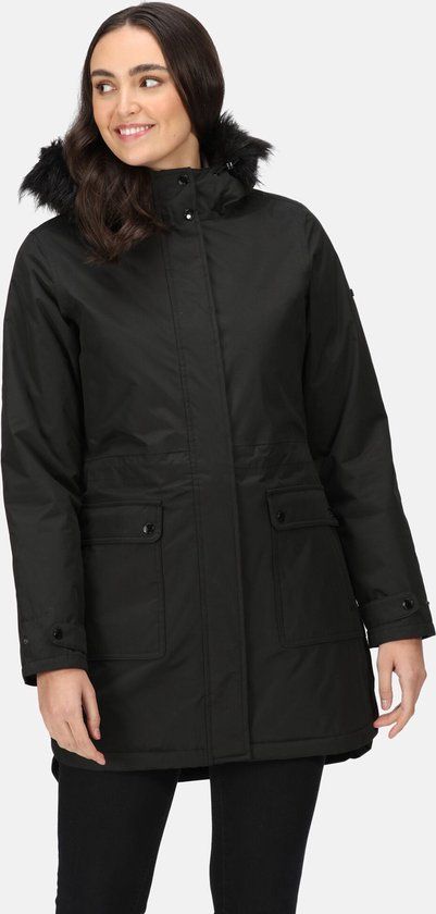 Regatta Sabinka Waterdichte Geïsoleerde Parka Jas - Dames - Zwart - Maat 38
