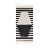 Broste Copenhagen Tapis Iselin 70x140 cm Noir-blanc cassé