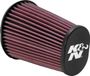 K&N Universeel Luchtfilter Ovaal/Konisch 62mm aansluiting, 114mm x 95mm onder, 89mm x 64mm top, 152mm hoogte (RE-0960)