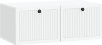 vidaXL Wandmontage TV-kast Wit 78,5 x 41 x 30 cm Bewerkt hout