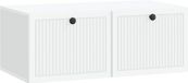 vidaXL Meuble TV mural Blanc 78,5 x 41 x 30 cm Bois d'ingénierie
