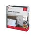 Velcro bande auto-agrippante pour usage général 25m bande crochet 25m bande boucle, bande auto-agrippante 20mm blanc