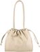 COCCINELLE Leren schoudertas Dulse Handbag Sandshell beige
