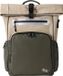 Hedgren Hub Reiserugzak met oprolsluiting L 15,6 inch met RFID-bescherming – Waterafstotend – Beige-Olive