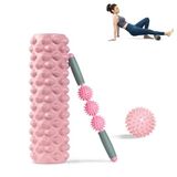 Rol Icecat Rol voor spiermassage, 3-in-1, set voor myofasciale training, met staaf en bal, voetmassage, verlichting van spierspanning