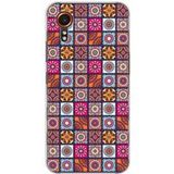 Samsung Galaxy XCover 7 Patchwork mandala bedrukt siliconen hoesje