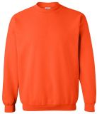 Gildan Zware Blend Unisex Adult Crewneck Sweatshirt Oranje