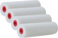 Sorex rouleau en mousse/rouleau laqueur - 8x - blanc - 2,5 x 10 cm