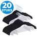 ACAZA Hangers - Pantalon hangers met clips - 20 pièces - Noir