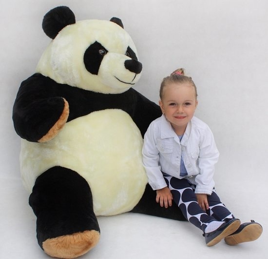 Viking Choice Pluche knuffel - Reuze panda knuffeldier - 80 cm