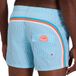 Sundek Printed Elastic Waist Zwemshort Heren - Maat XL - Blauw/Wit/Oranje - Gestreept