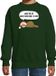 Bellatio Decorations Shoppartners Bv Luiaard Kersttrui sweater - Wake me up when christmas is over - groen - voor kinderen - Kerstkleding - Dieren 170/176