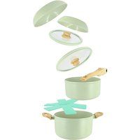Menastyl Pannenset Menastyl Superball 8 Stuks Celadon